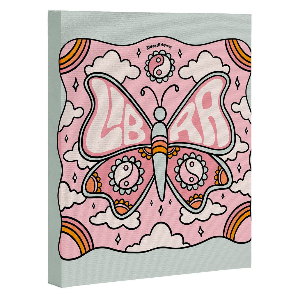 Libra Butterfly Canvas Print Gallery Image 3
