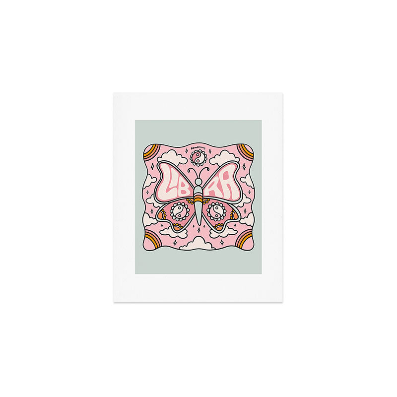 Libra Butterfly Art Print Gallery Image 1