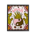 Libra Cactus Framed Canvas Print Gallery Image 8