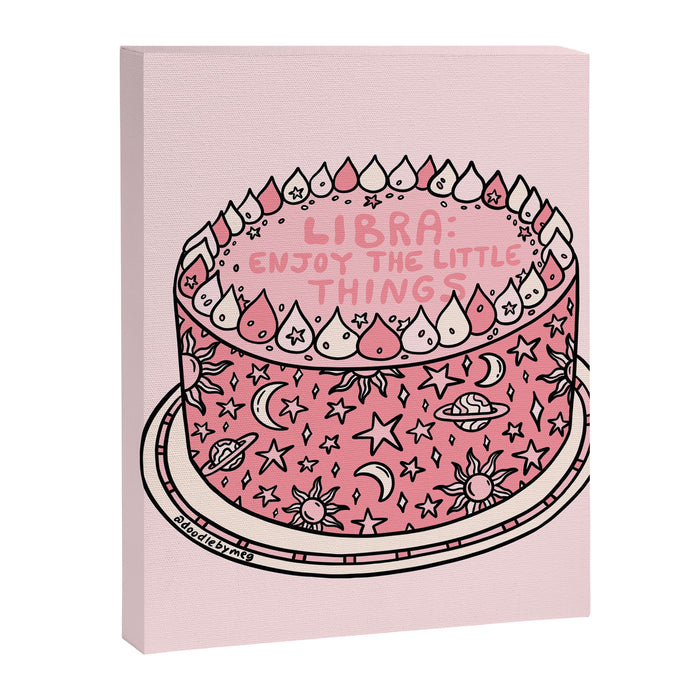 Libra Cake Canvas Print Gallery Image 1