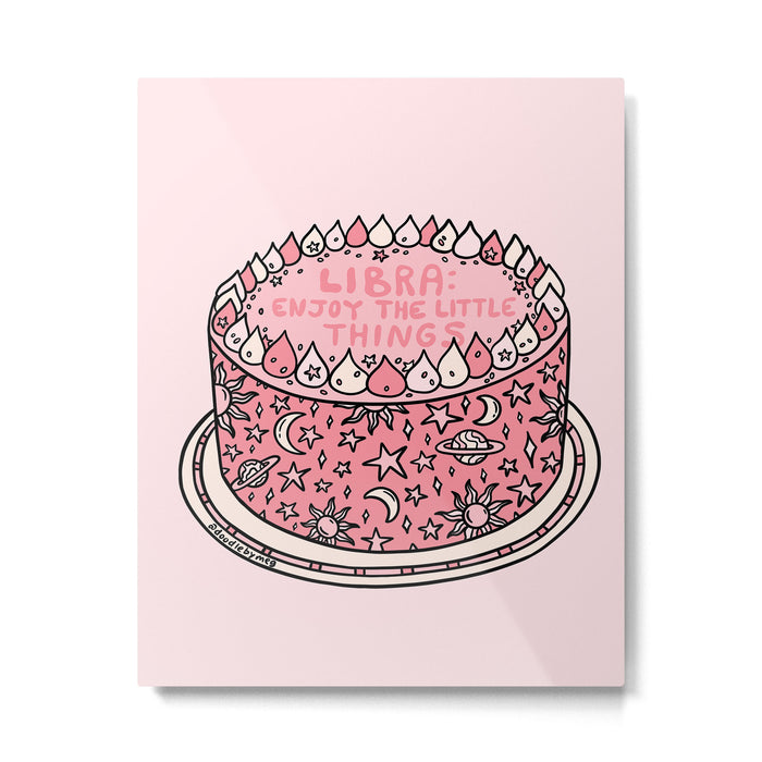 Libra Cake Metal Print Gallery Image 1