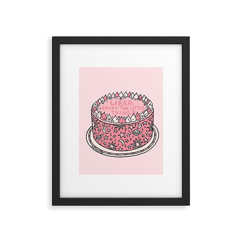 Libra Cake Framed Art Print Gallery Image 6