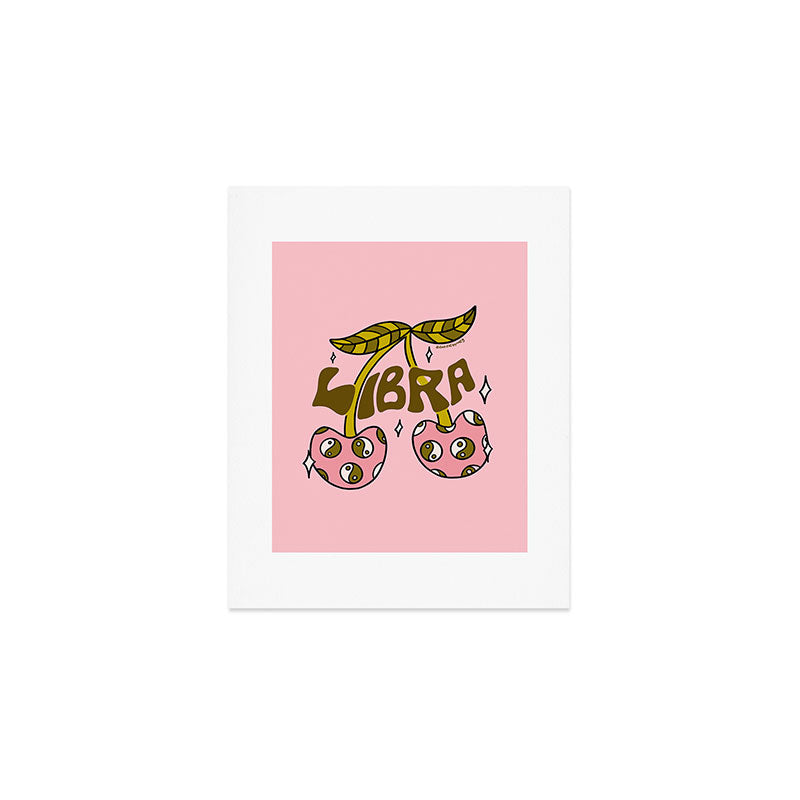 Libra Cherries Art Print Gallery Image 1