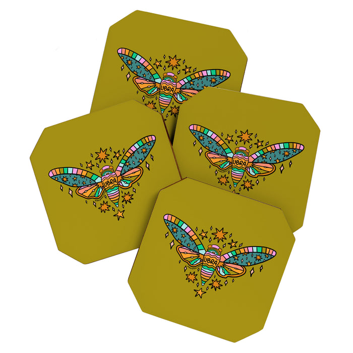 Libra Cicada Coaster Gallery Image 1