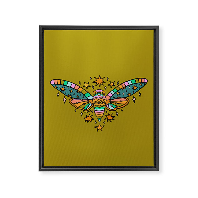 Libra Cicada Framed Canvas Print Gallery Image 8