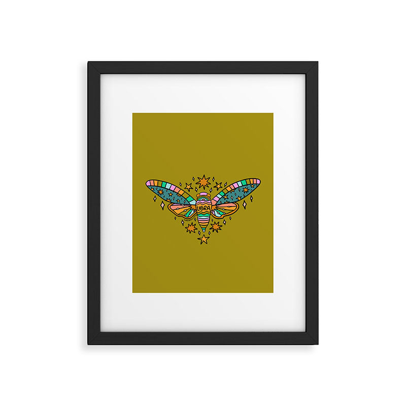 Libra Cicada Framed Art Print Gallery Image 6