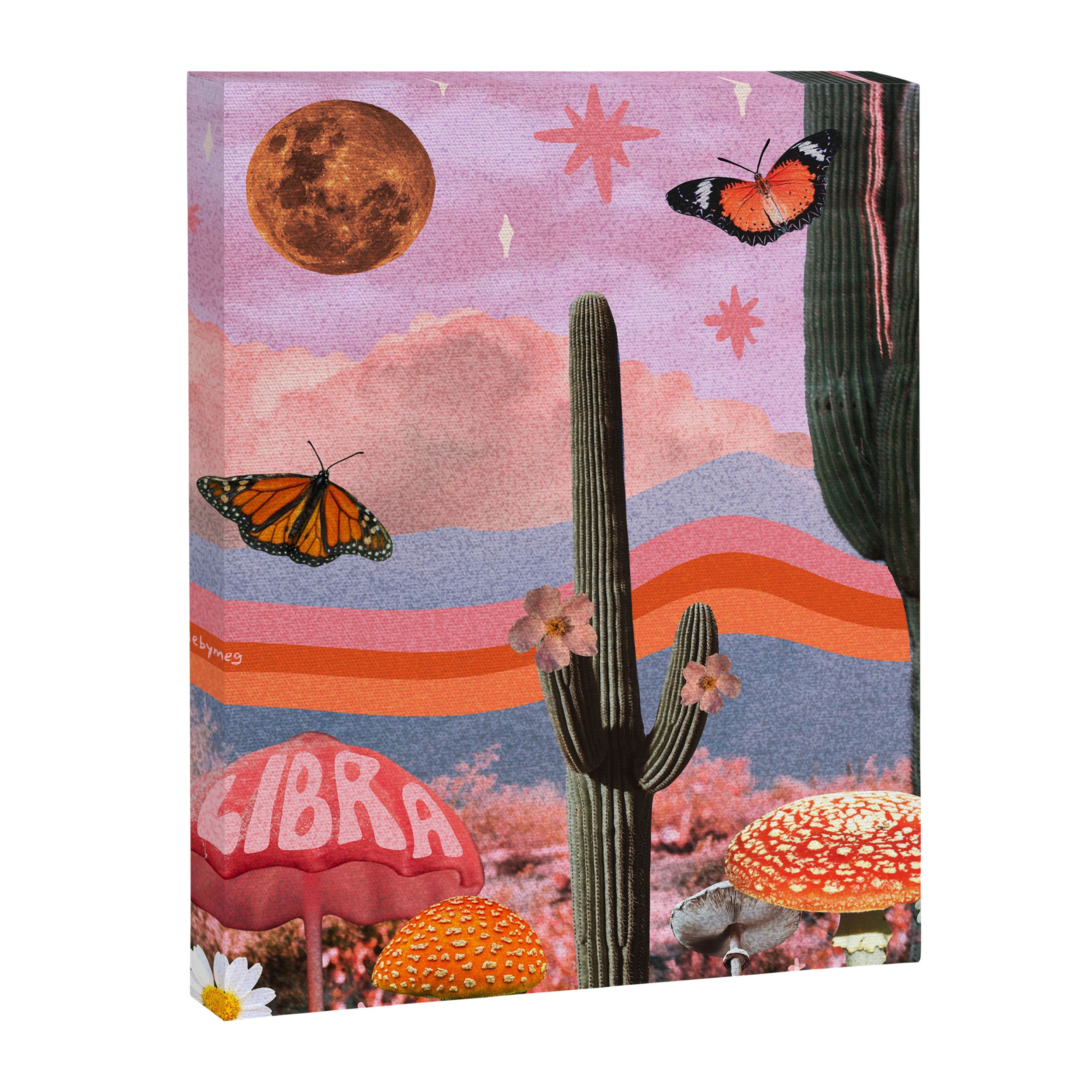 Libra Collage Canvas Print Gallery Image 8
