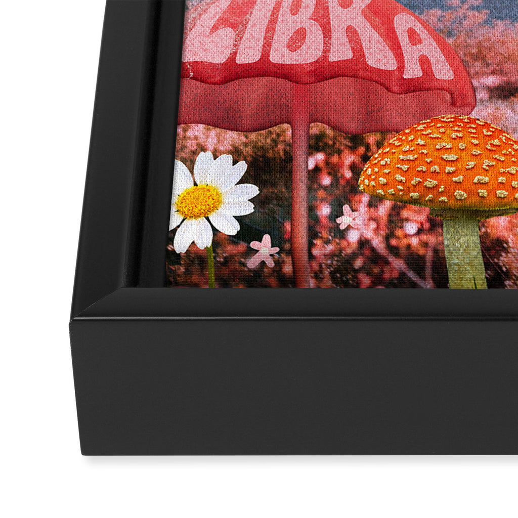 Libra Collage Framed Canvas Print Gallery Image 3