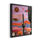 Libra Collage Framed Canvas Print Gallery Image 2