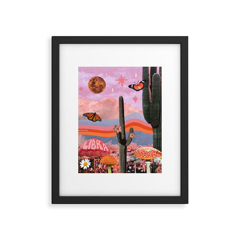 Libra Collage Framed Art Print Gallery Image 6