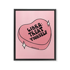 Libra Conversation Heart Framed Canvas Print Gallery Image 8