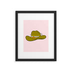 Libra Cowboy Hat Framed Art Print Gallery Image 6