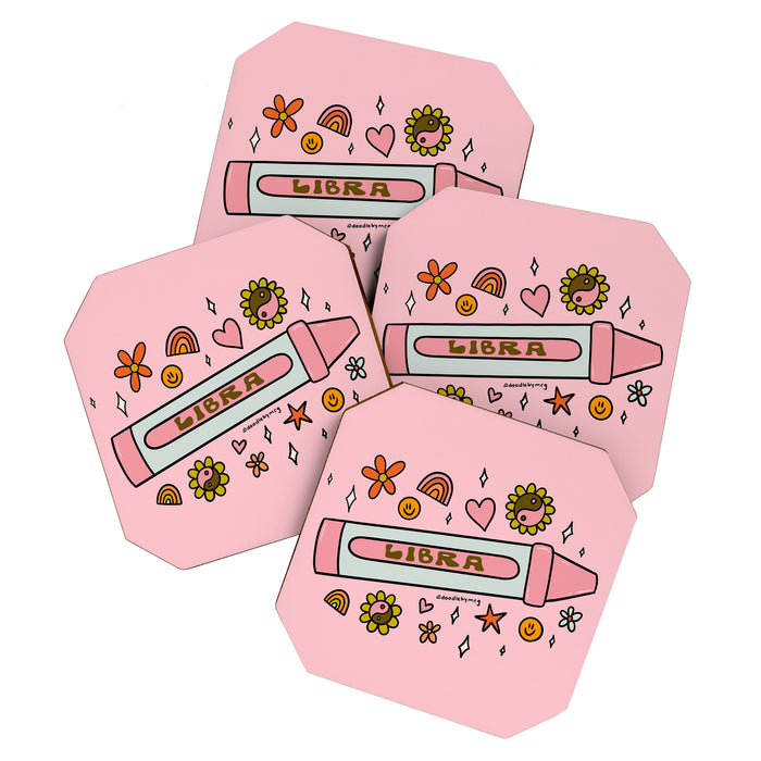 Libra Crayon Coaster Gallery Image 1