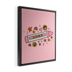 Libra Crayon Framed Canvas Print Gallery Image 2