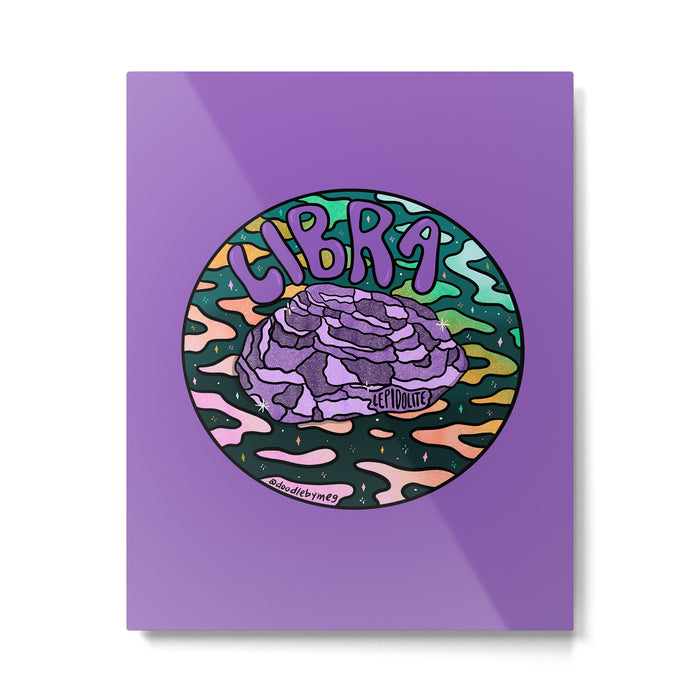 Libra Crystal Metal Print Gallery Image 1