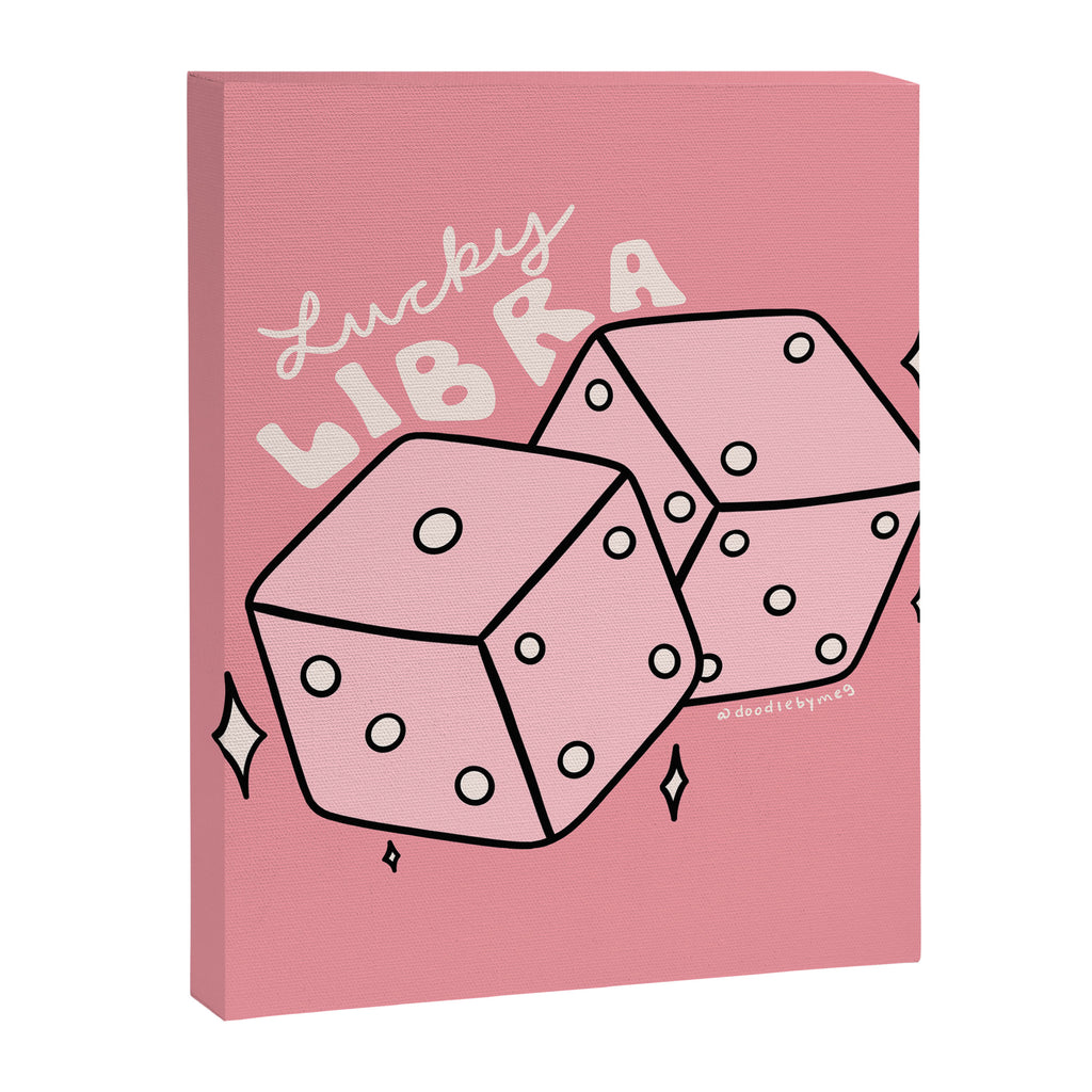 Libra Dice Canvas Print Gallery Image 8