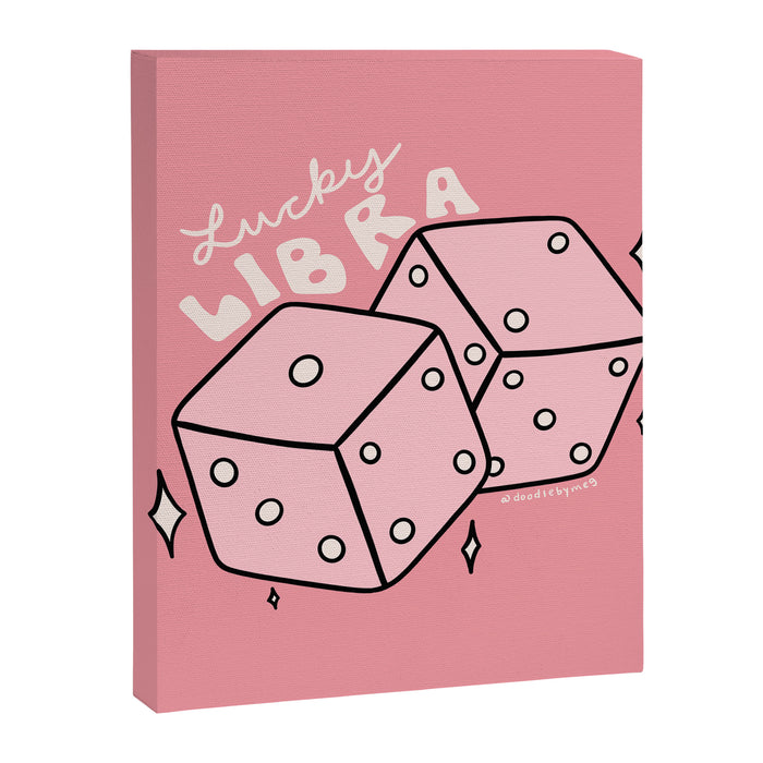 Libra Dice Canvas Print Gallery Image 1