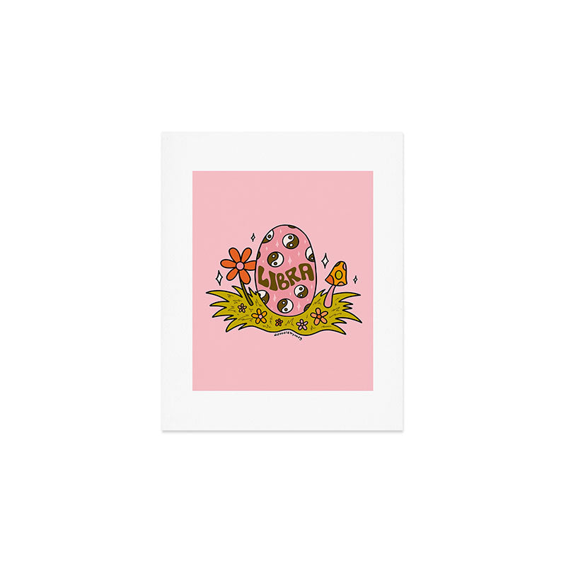 Libra Easter Egg Art Print Gallery Image 1