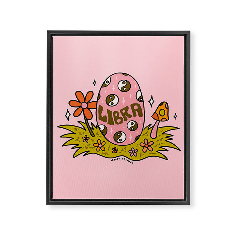Libra Easter Egg Framed Canvas Print Gallery Image 8
