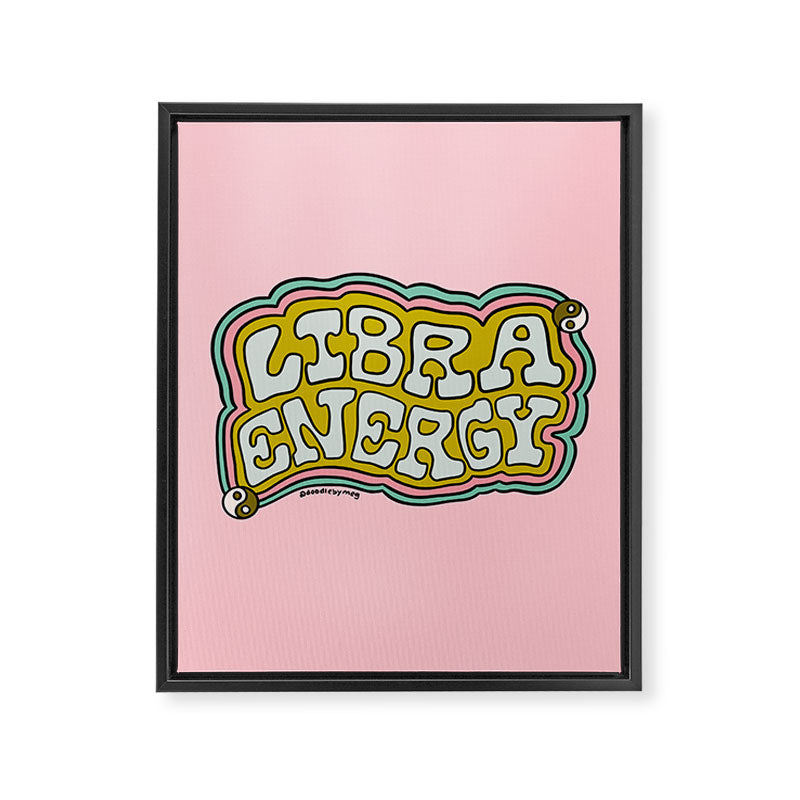 Libra Energy Framed Canvas Print Gallery Image 8
