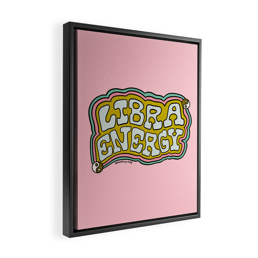 Libra Energy Framed Canvas Print Gallery Image 2