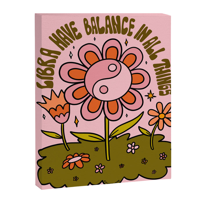 Libra Flower Canvas Print Gallery Image 1