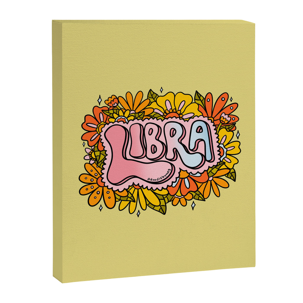 Libra Flowers Canvas Print Gallery Image 8