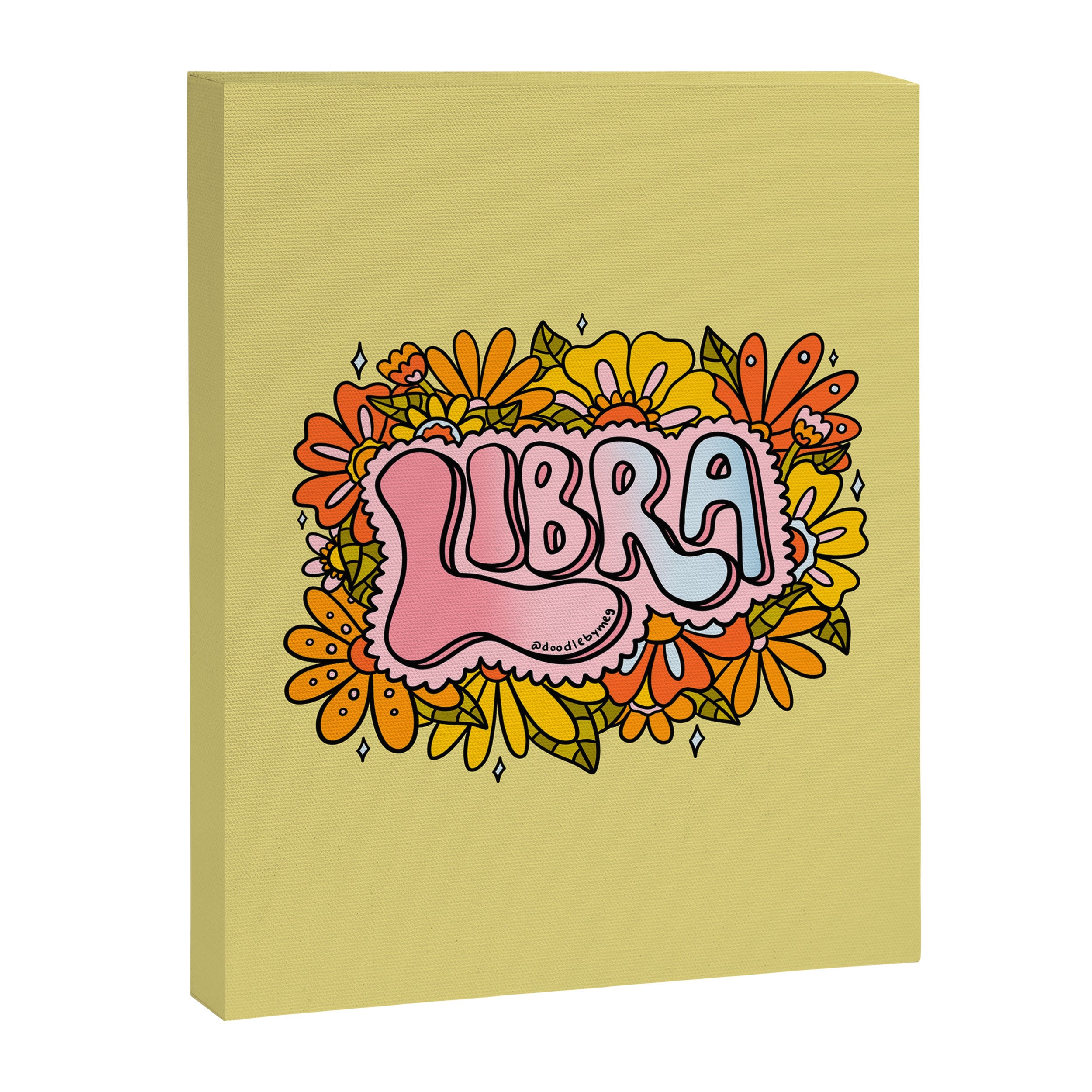 Libra Flowers Canvas Print Gallery Image 8