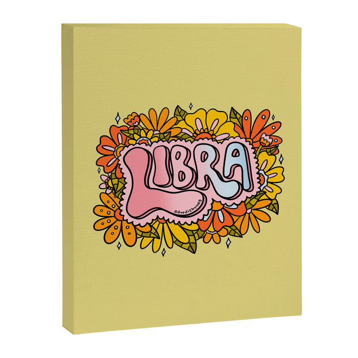 Libra Flowers Canvas Print Gallery Image 1