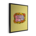 Libra Flowers Framed Canvas Print Gallery Image 2