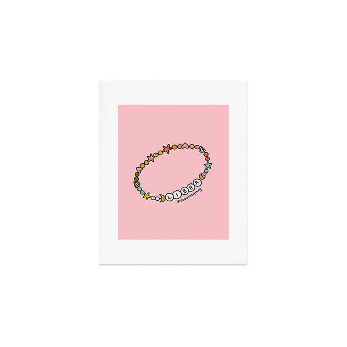 Libra Friendship Bracelet Art Print Gallery Image 1