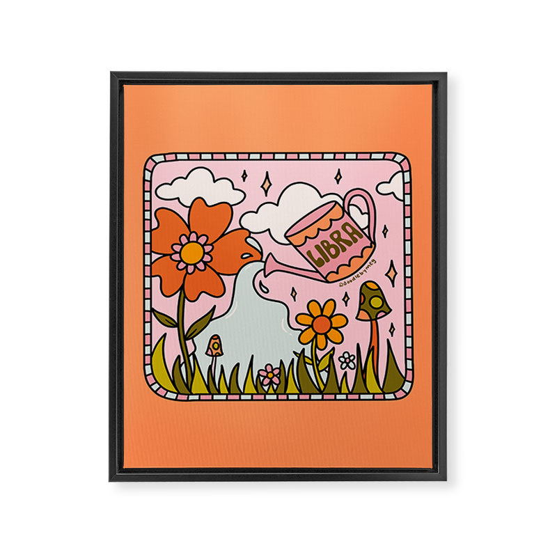 Libra Garden Framed Canvas Print Gallery Image 8