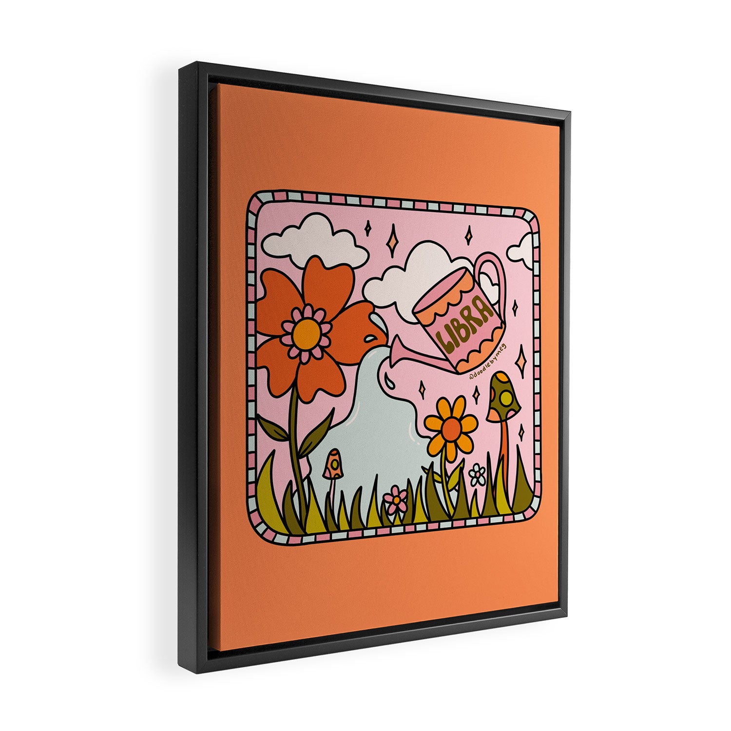 Libra Garden Framed Canvas Print Gallery Image 2