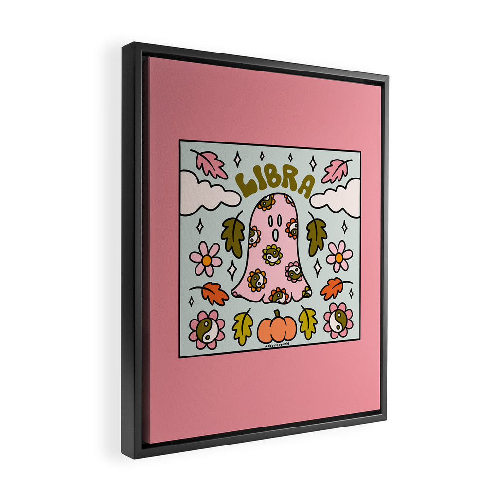 Libra Ghost Framed Canvas Print Gallery Image 2