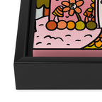 Libra Gingerbread House Framed Canvas Print Gallery Image 3