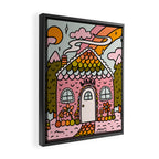 Libra Gingerbread House Framed Canvas Print Gallery Image 2