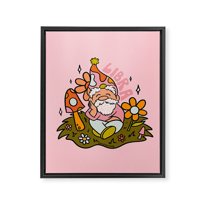 Libra Gnome Framed Canvas Print Gallery Image 8