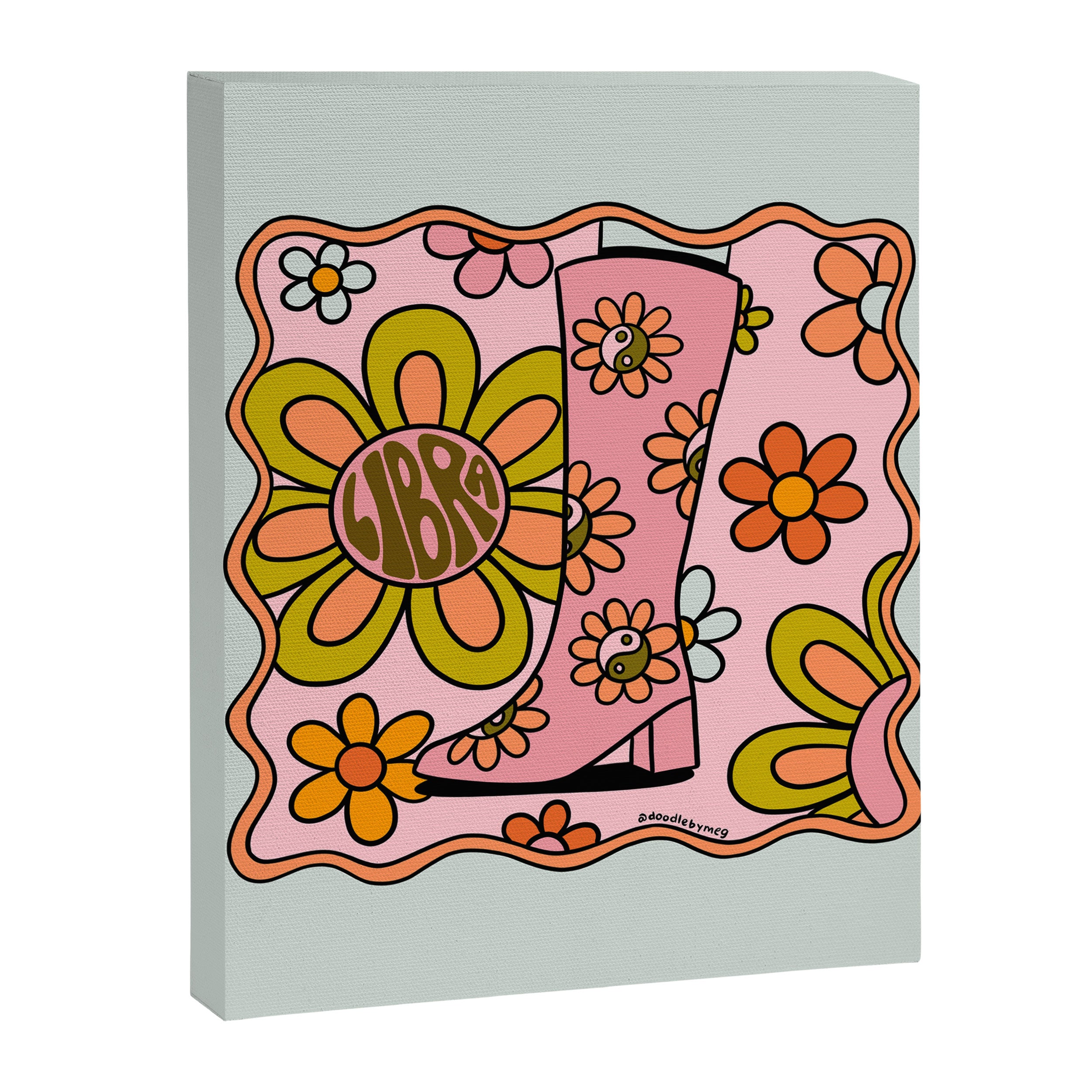 Libra Groovy Boot Canvas Print Gallery Image 8