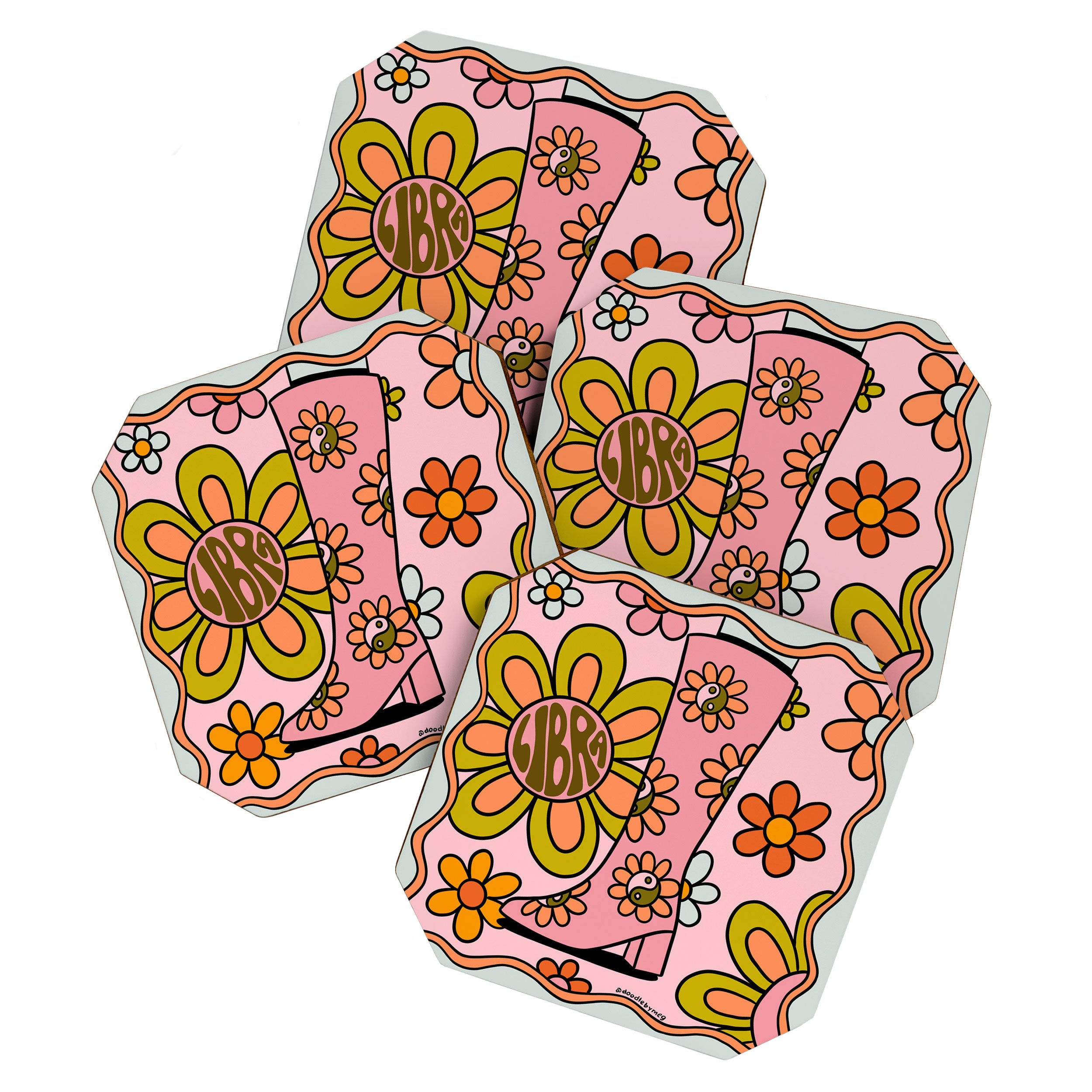 Libra Groovy Boot Coaster Gallery Image 1