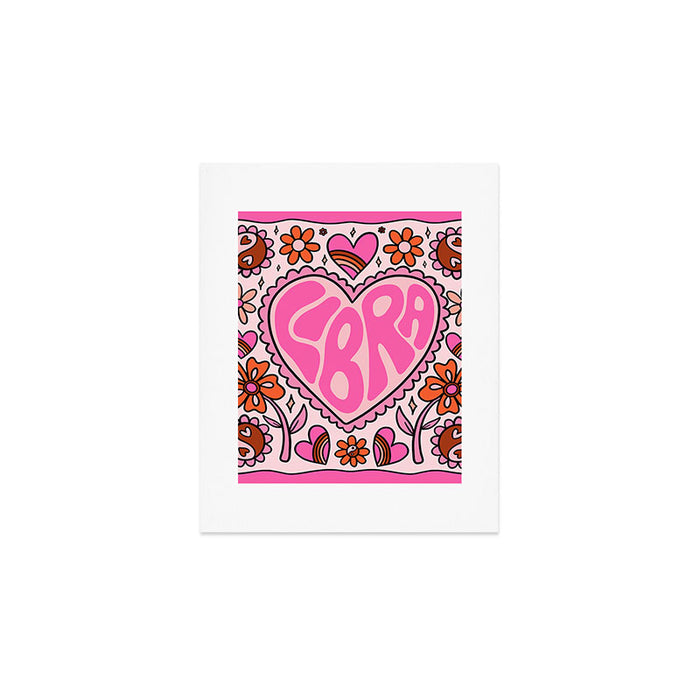 Libra Heart Art Print Gallery Image 1