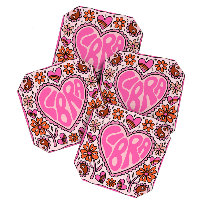 Libra Heart Coaster Gallery Image 1