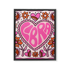 Libra Heart Framed Canvas Print Gallery Image 8
