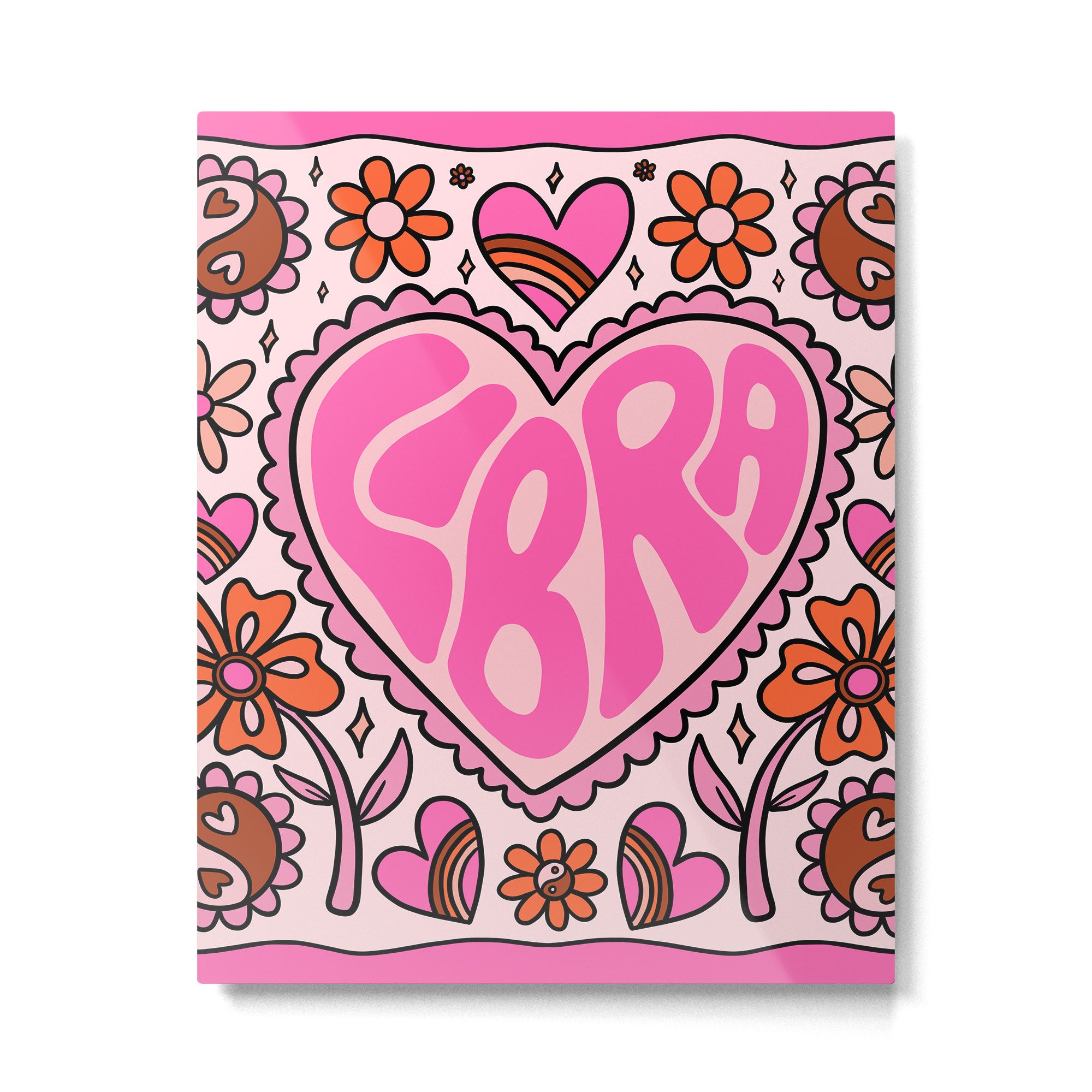Libra Heart Metal Print Gallery Image 6
