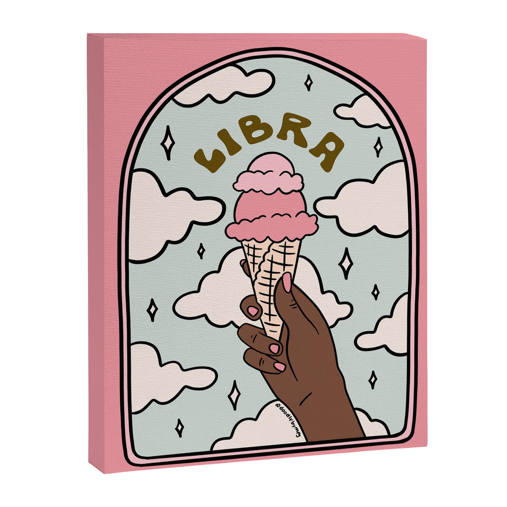Libra Ice cream Canvas Print Gallery Image 8