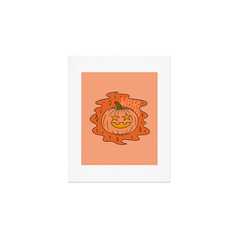 Libra Jack O Lantern Art Print Gallery Image 1