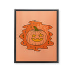 Libra Jack O Lantern Framed Canvas Print Gallery Image 8