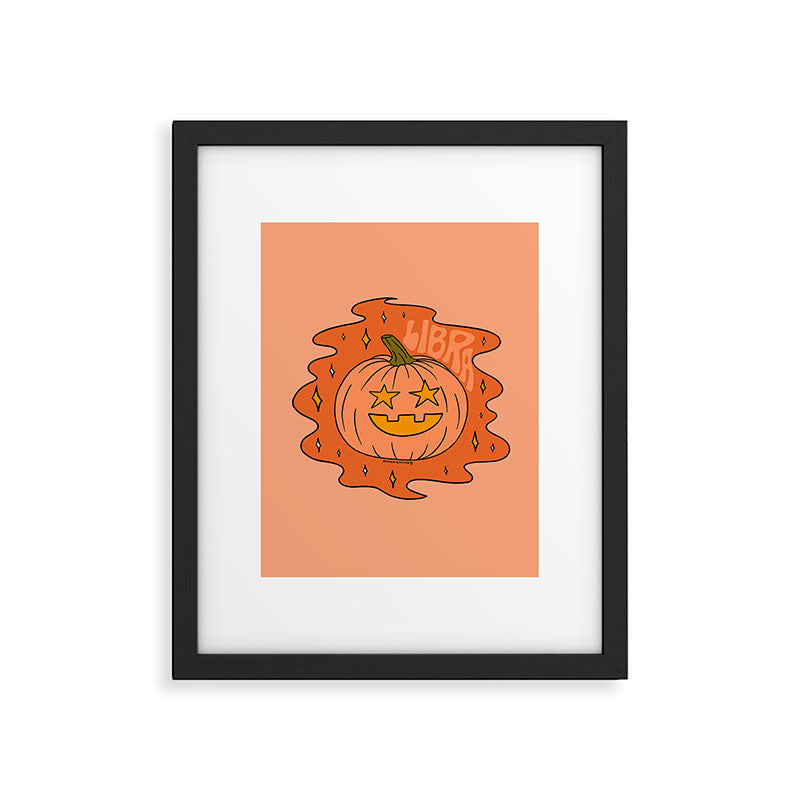 Libra Jack O Lantern Framed Art Print Gallery Image 6