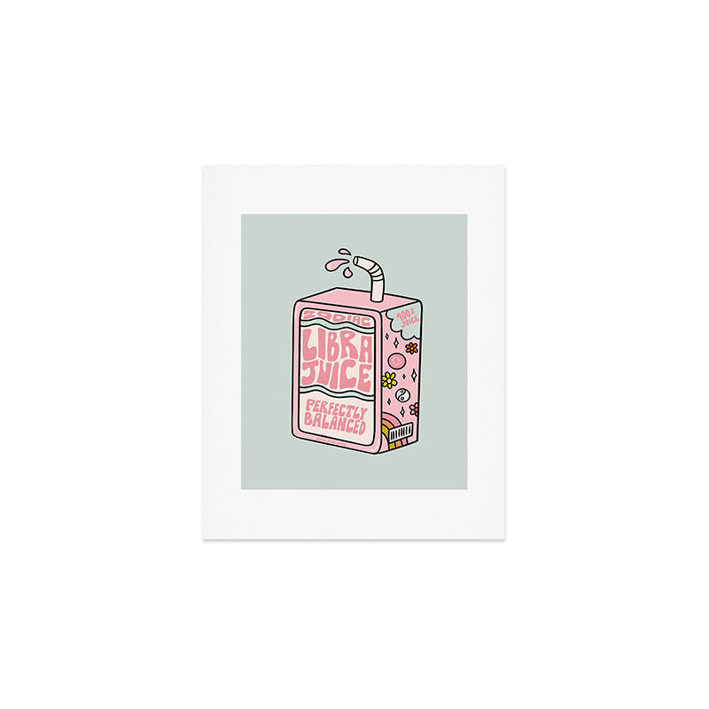 Libra Juice Box Art Print Gallery Image 1