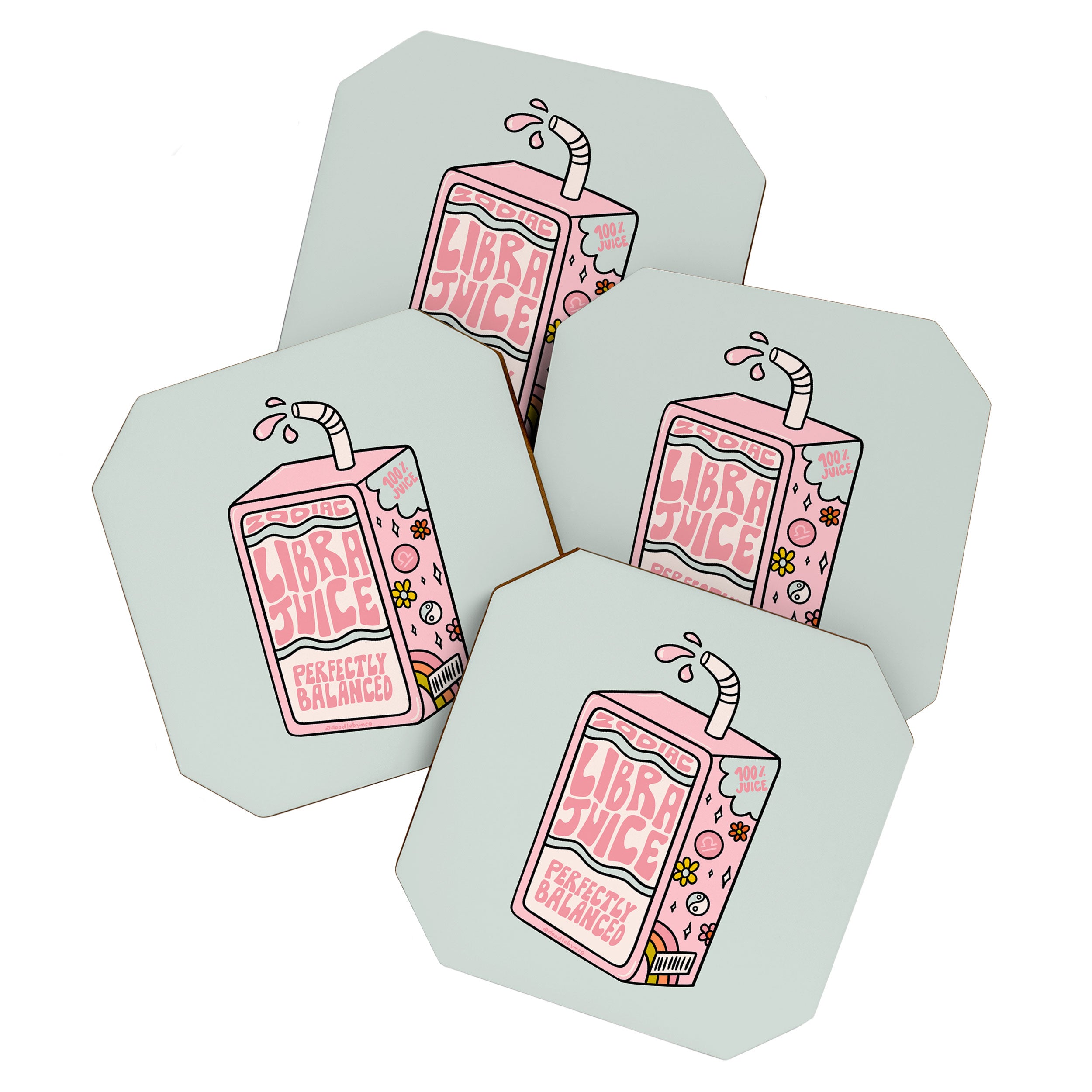 Libra Juice Box Coaster Gallery Image 1