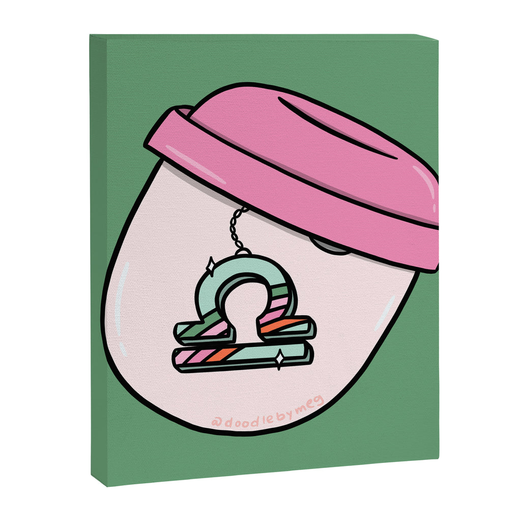 Libra Keychain Canvas Print Gallery Image 8
